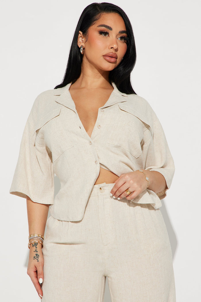 Conjunto Feminino Linho Pantalona – Doce Malícia — Doce Malícia