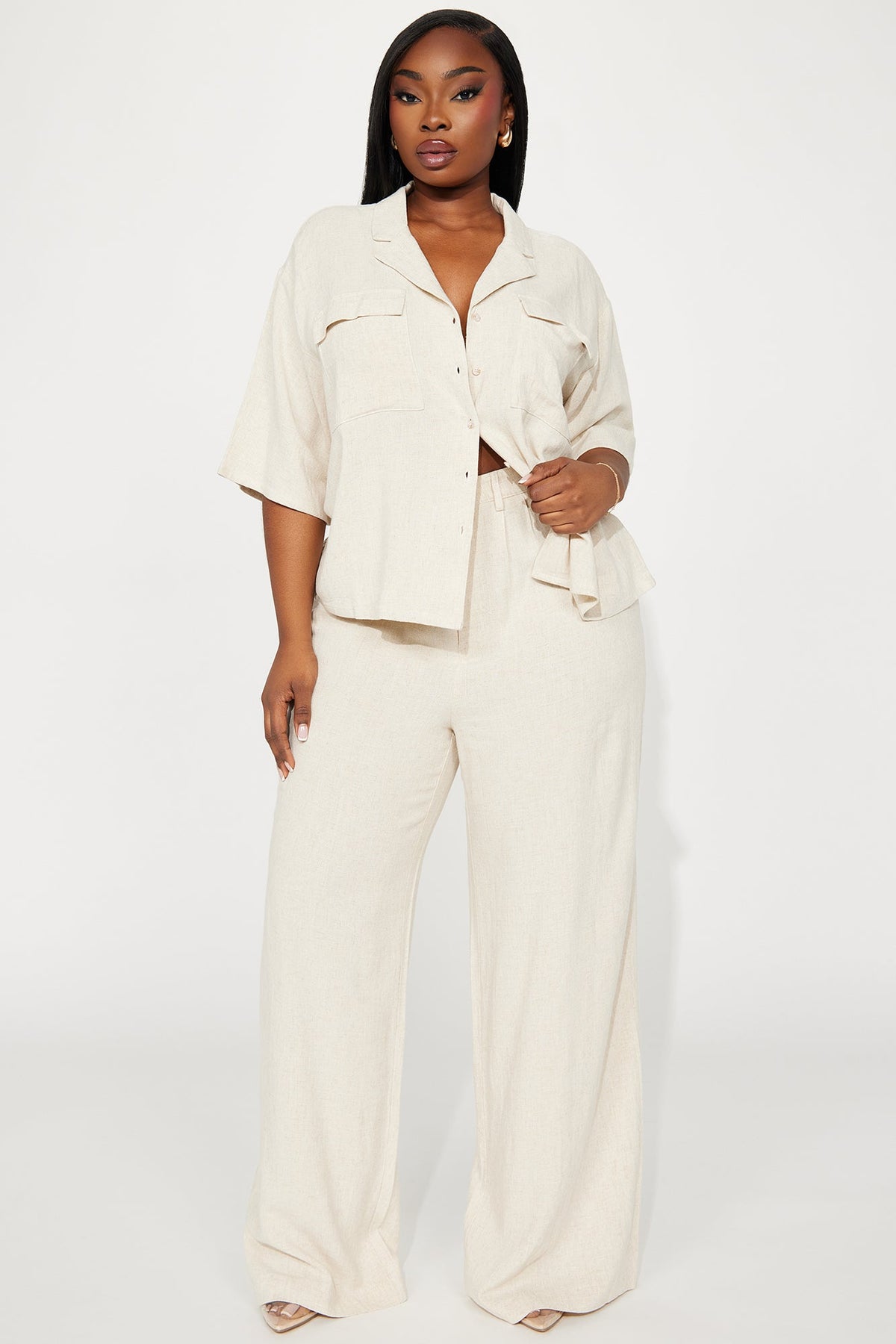 Conjunto Feminino Linho Pantalona – Doce Malícia
