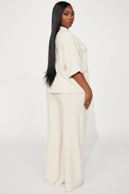 Conjunto Feminino Linho Pantalona – Doce Malícia