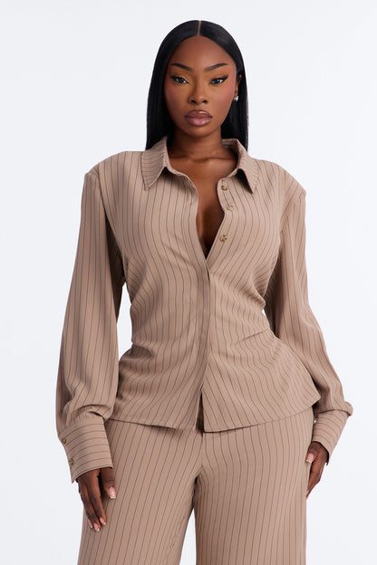 Conjunto Feminino Listrado – Doce Malícia
