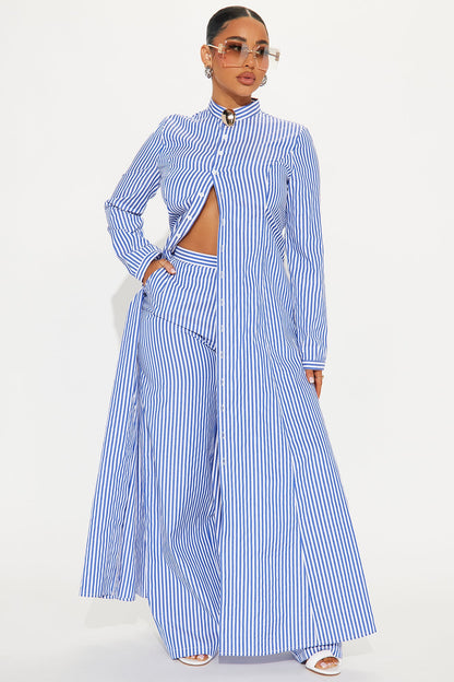 Conjunto Feminino Listrado Marrom – Doce Malícia