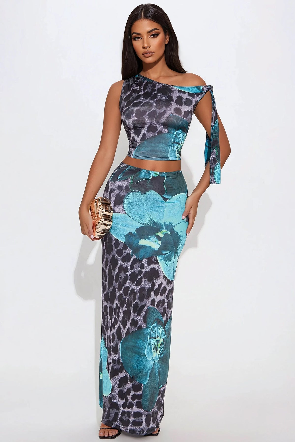 Conjunto Feminino Longo Marrom – Doce Malícia