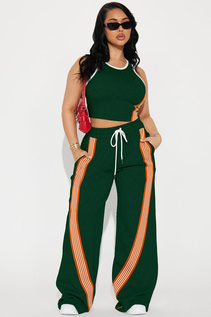 Conjunto Feminino Pantalona Listrado Marrom – Doce Malícia — Doce Malícia