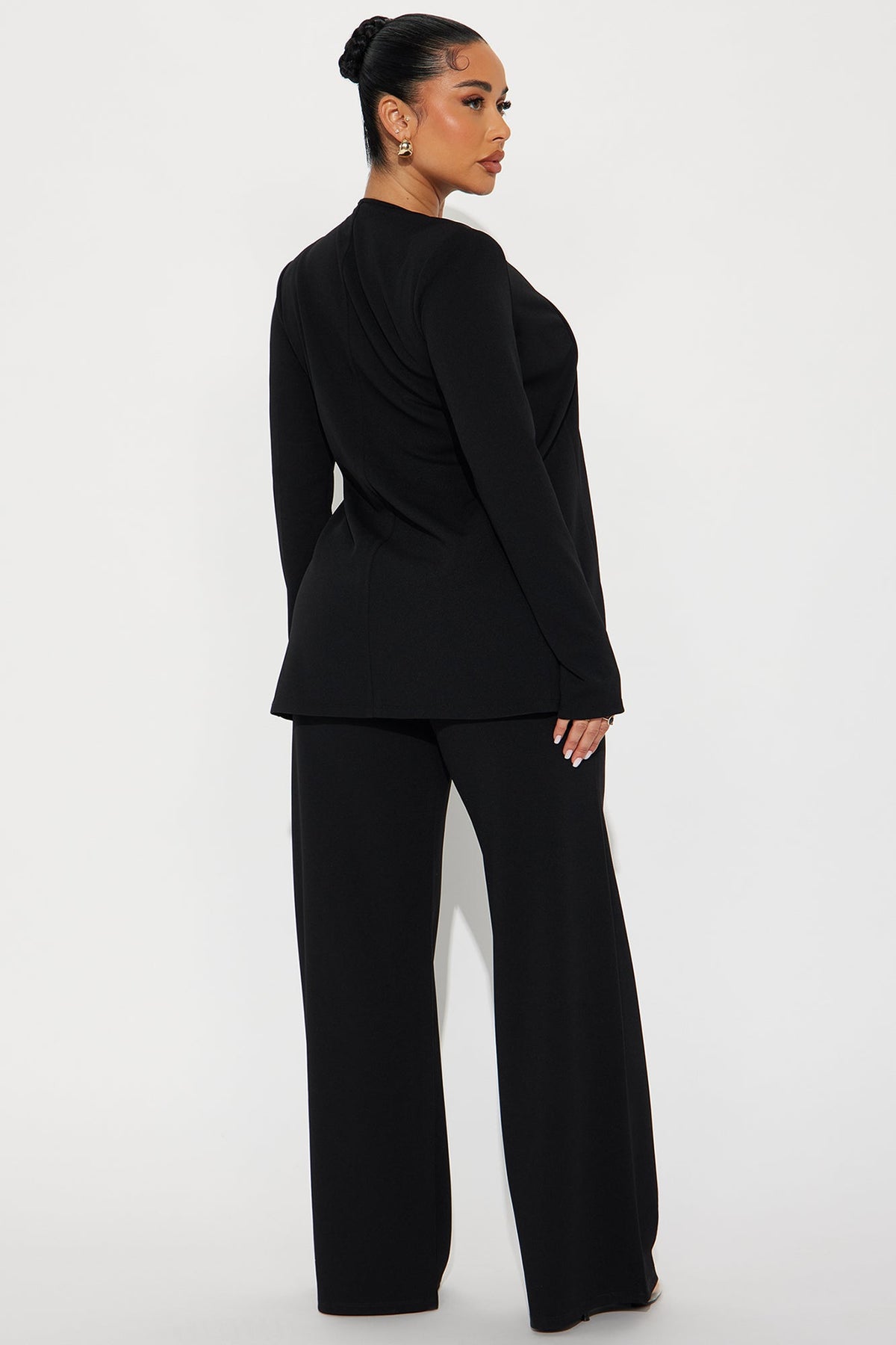 Conjunto Feminino Pantalona Preto – Doce Malícia