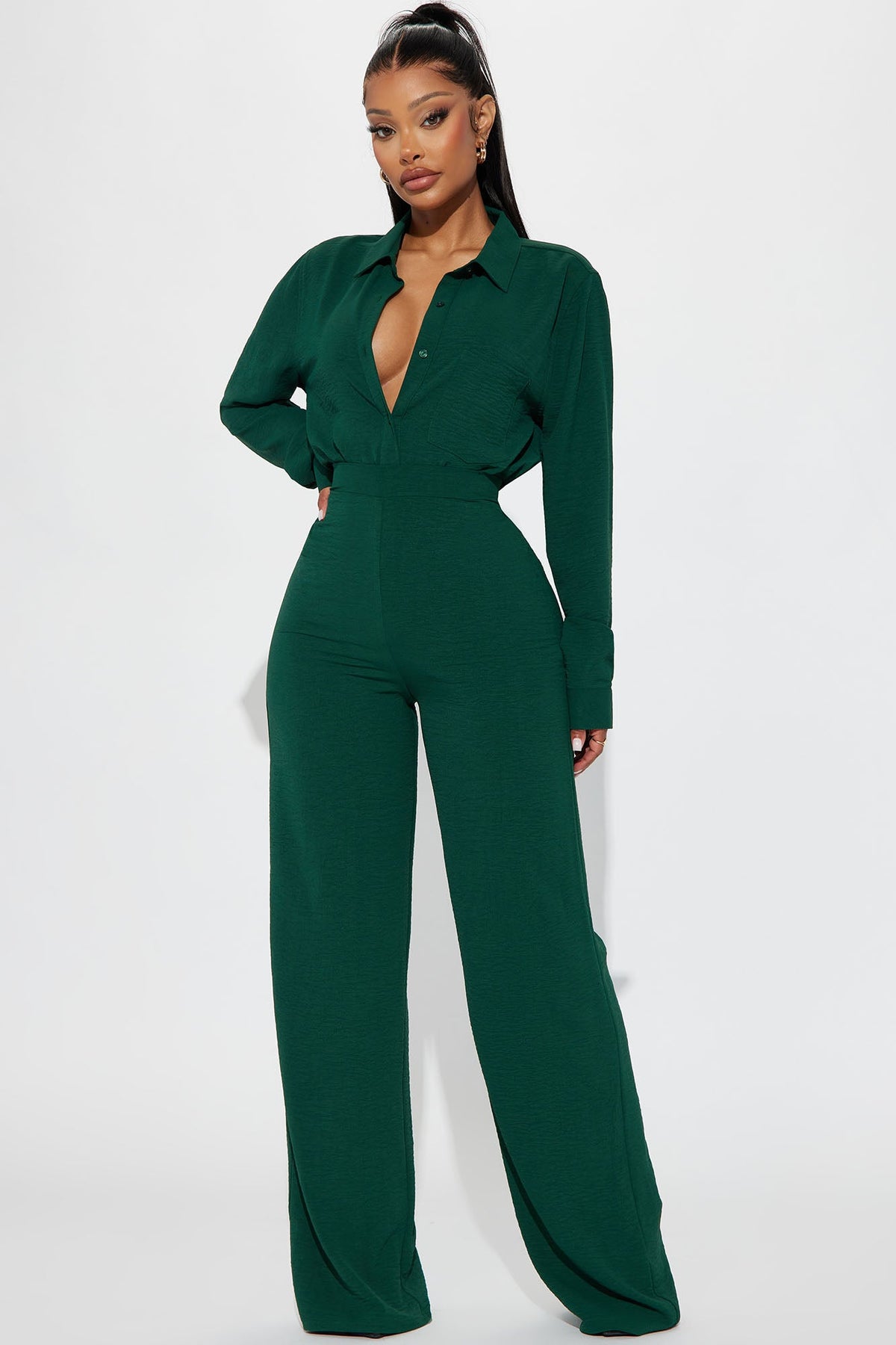 Conjunto Feminino Pantalona Soltinho Preto – Doce Malícia