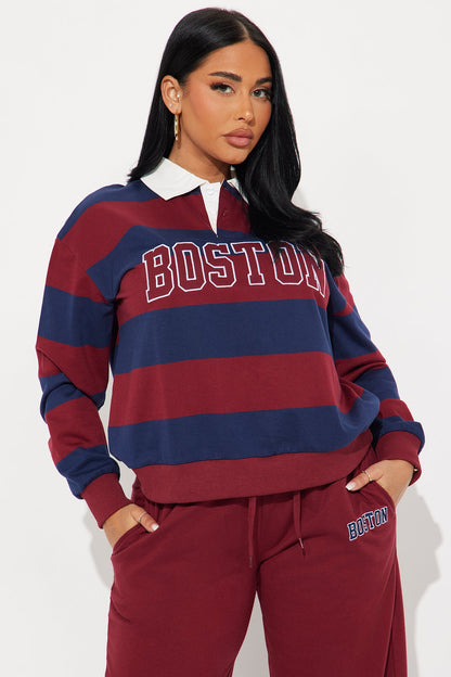Conjunto Feminino Pantalona Vinho – Doce Malícia