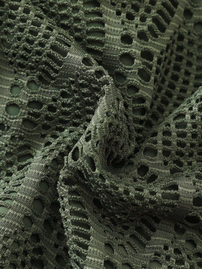 Biquíni Crochê Verde com Contas – Doce Malícia