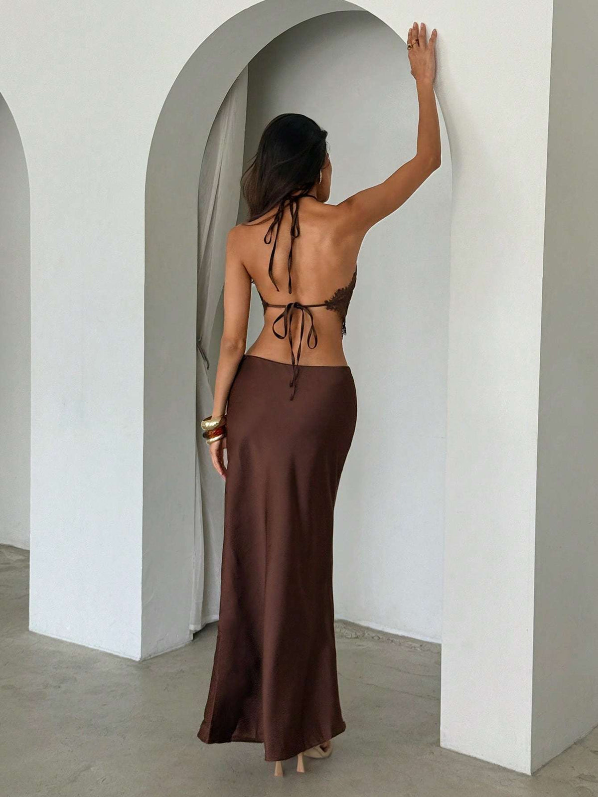 Conjunto Feminino Renda Longo Preto – Doce Malícia