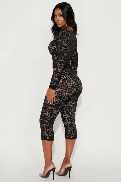 Conjunto Feminino Renda Preto – Doce Malícia