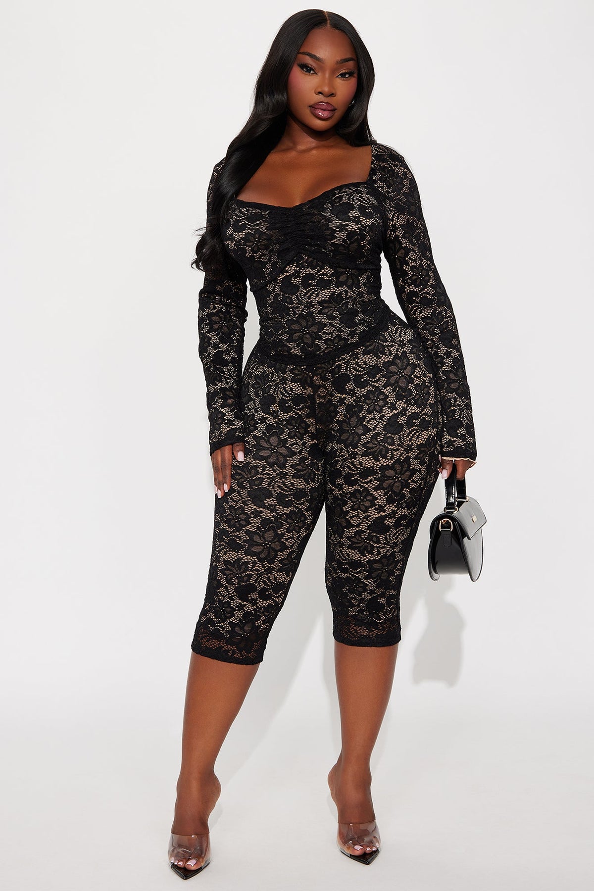 Conjunto Feminino Renda Preto – Doce Malícia