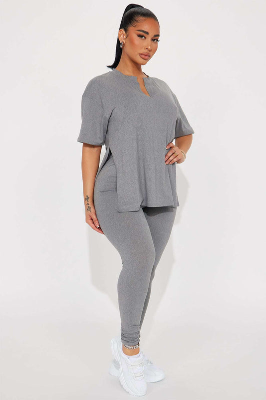 Conjunto Feminino Soltinho Cinza – Doce Malícia