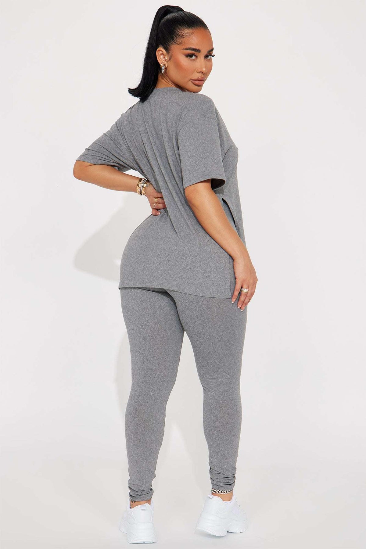 Conjunto Feminino Soltinho Cinza – Doce Malícia