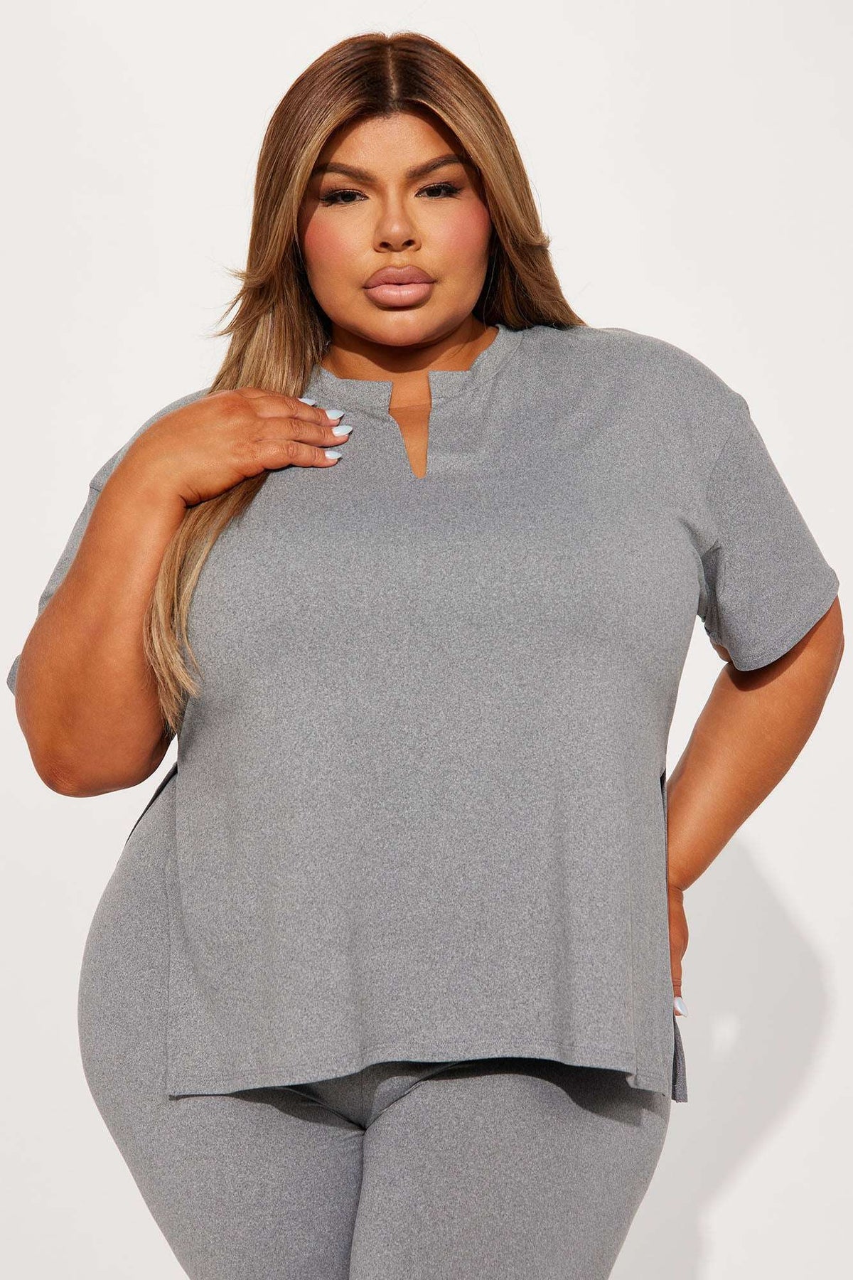 Conjunto Feminino Soltinho Cinza – Doce Malícia