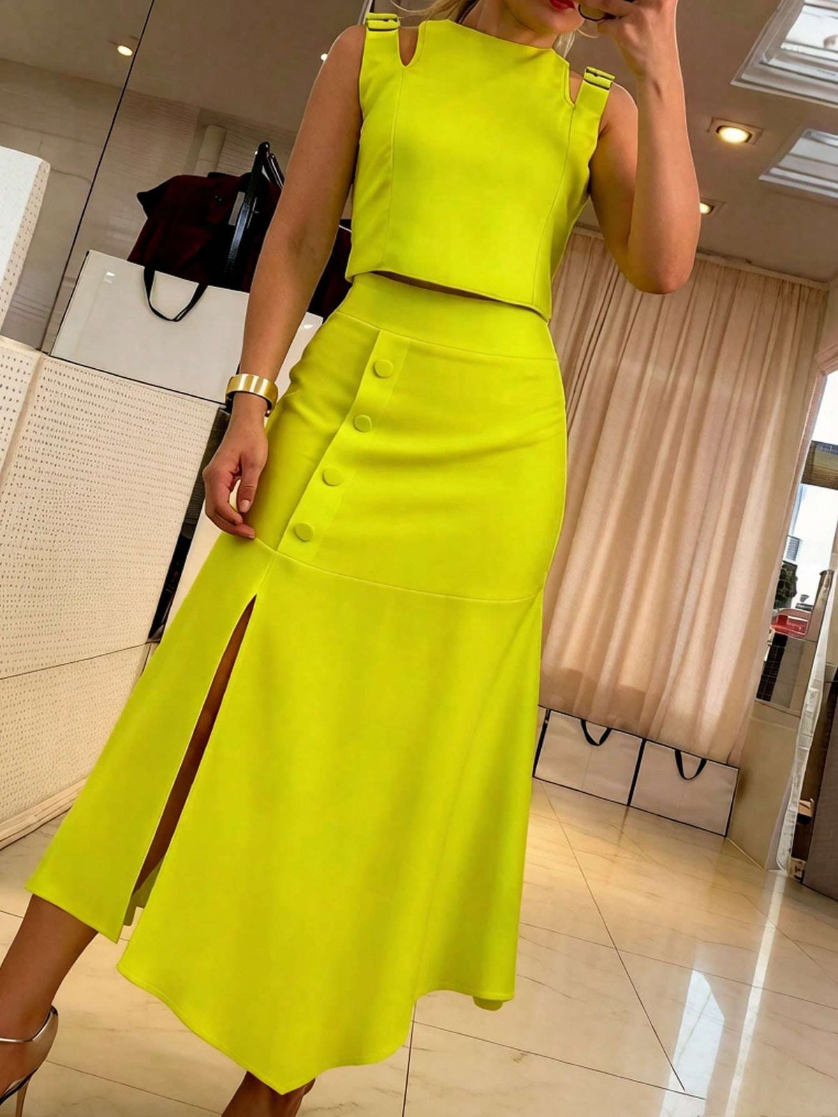 Conjunto Feminino Verde LimãO – Doce Malícia