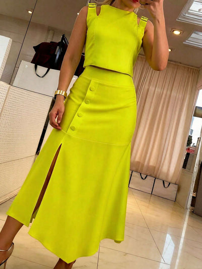 Conjunto Feminino Verde LimãO – Doce Malícia