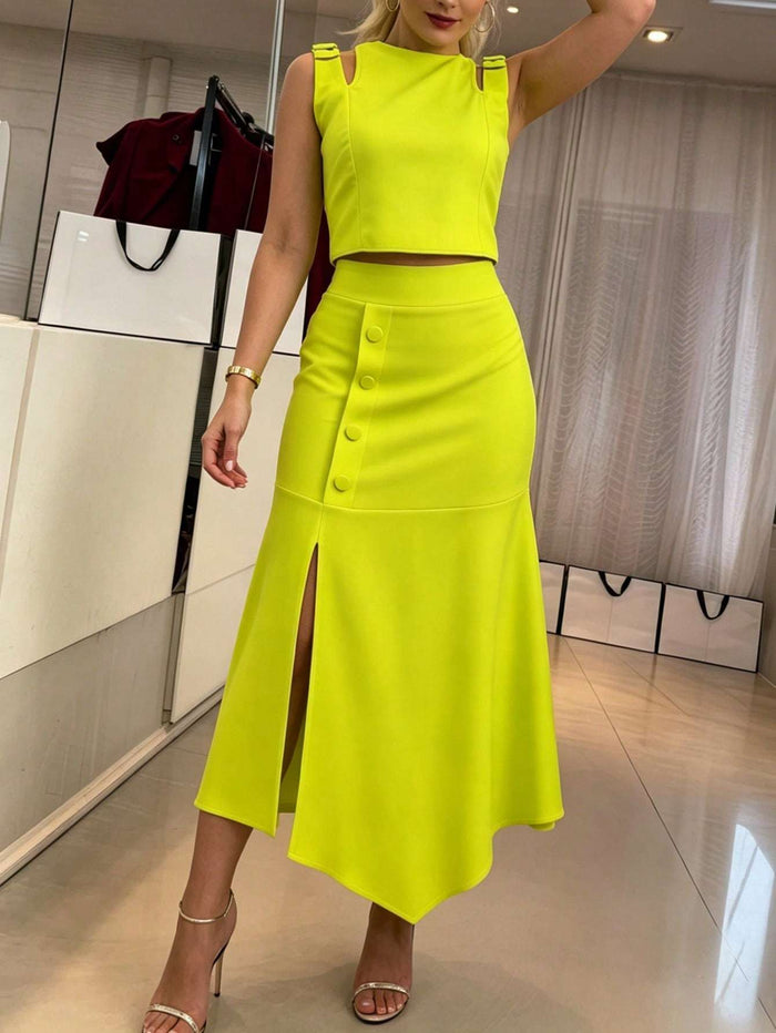 Conjunto Feminino Verde LimãO – Doce Malícia — Doce Malícia