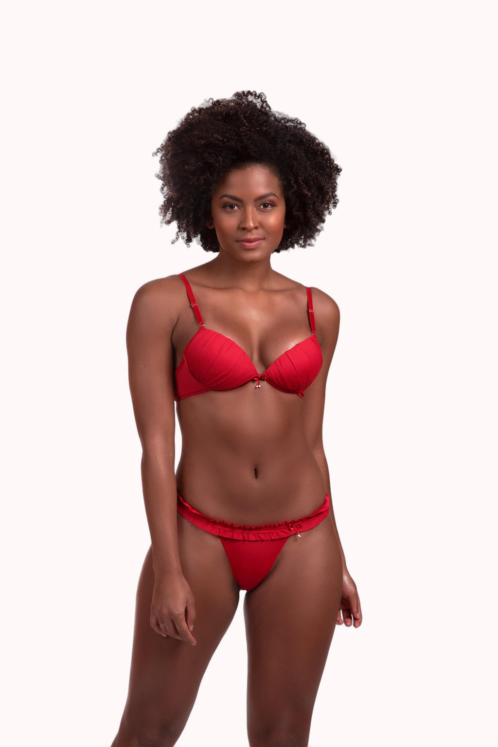 Conjunto fio dental franzido – Doce Malícia