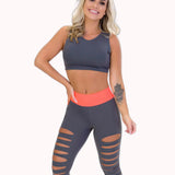 Conjunto Fitness calça corte a laser – Doce Malícia