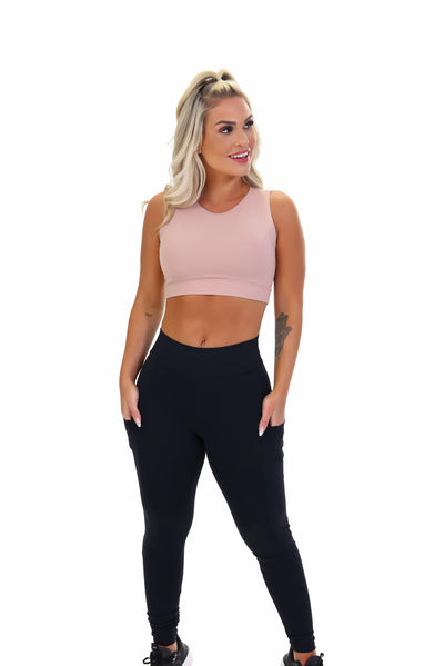Conjunto Fitness legging comprida com top – Doce Malícia