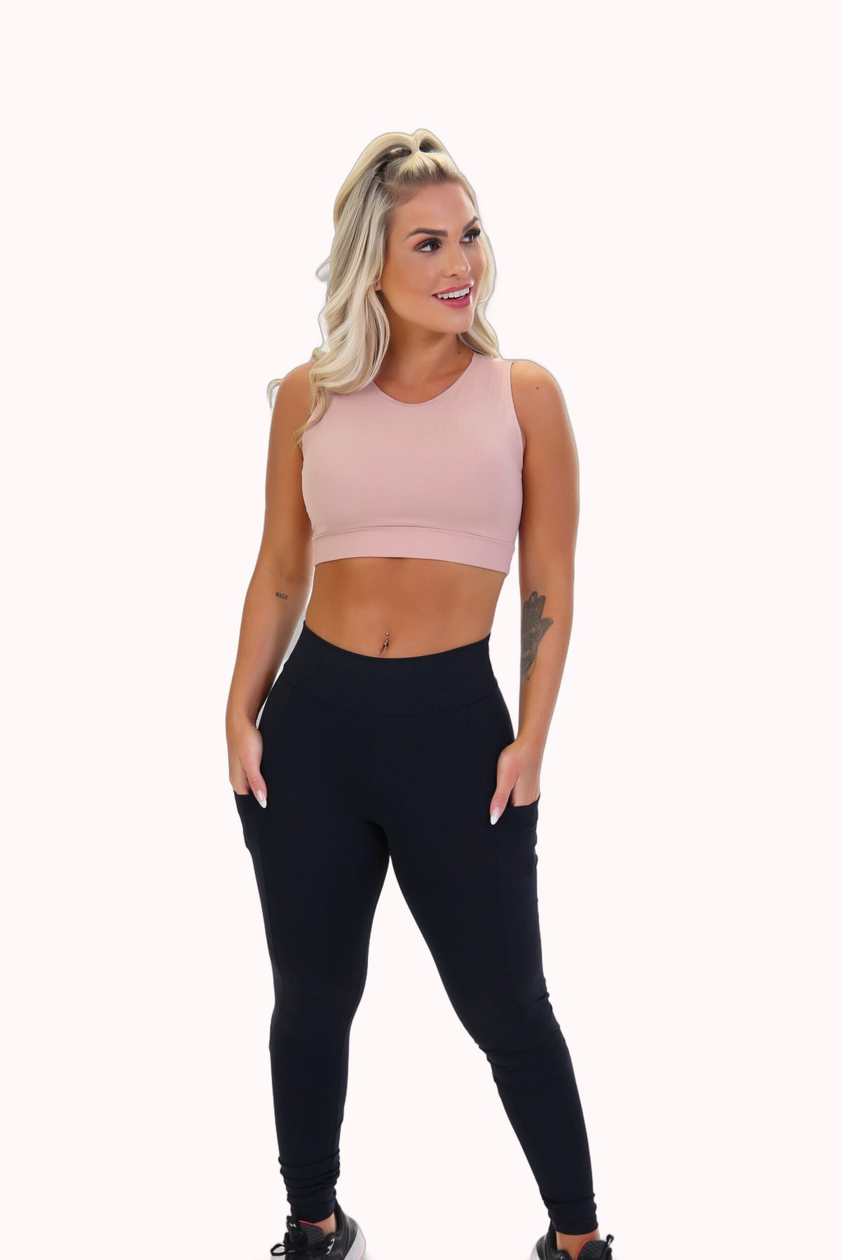 Conjunto Fitness Legging Comprida com Top