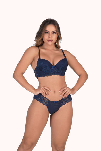 Conjunto reforçado com calcinha sensual – Doce Malícia