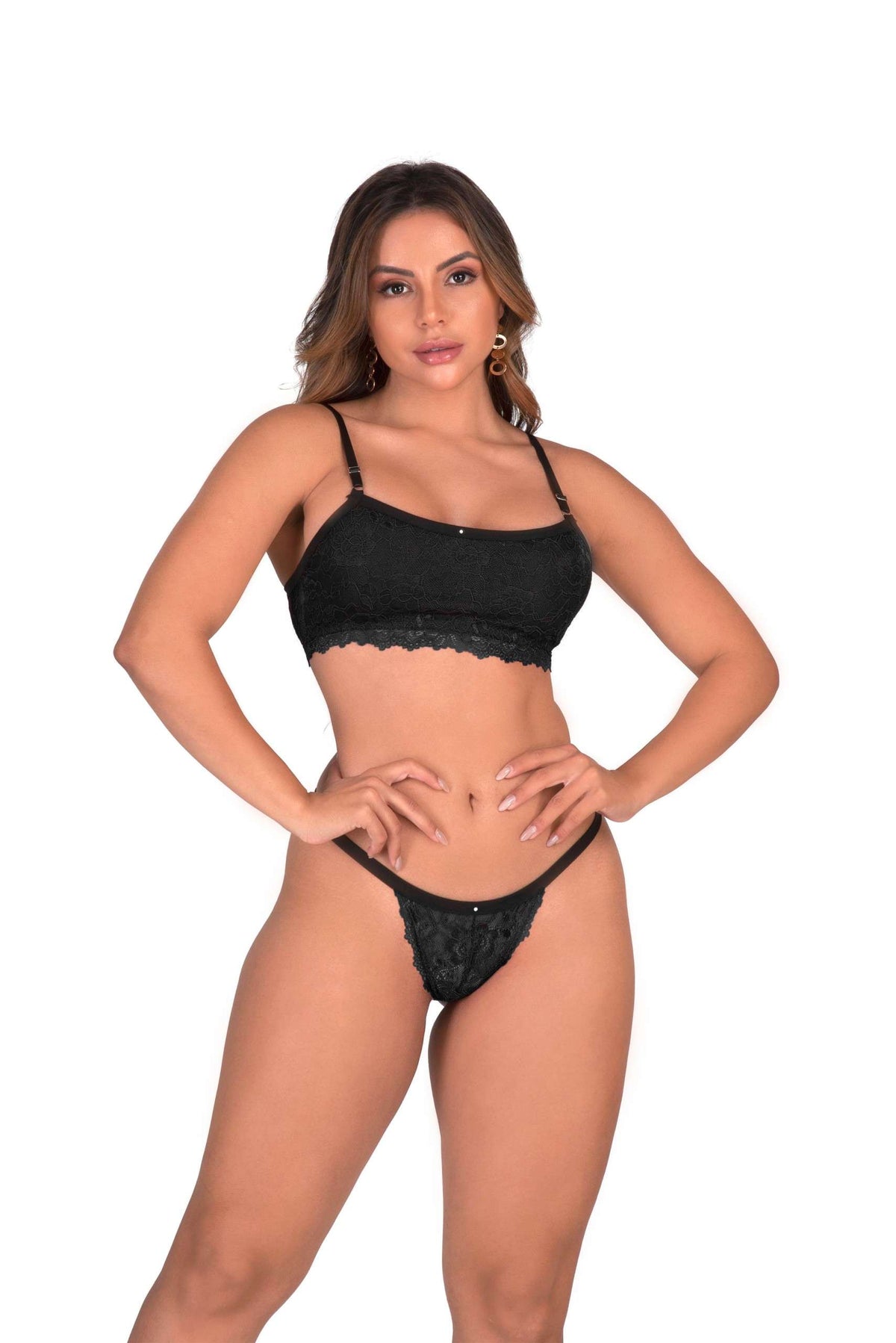 Conjunto sem bojo com elástico conforto em cores sortidas – Doce Malícia