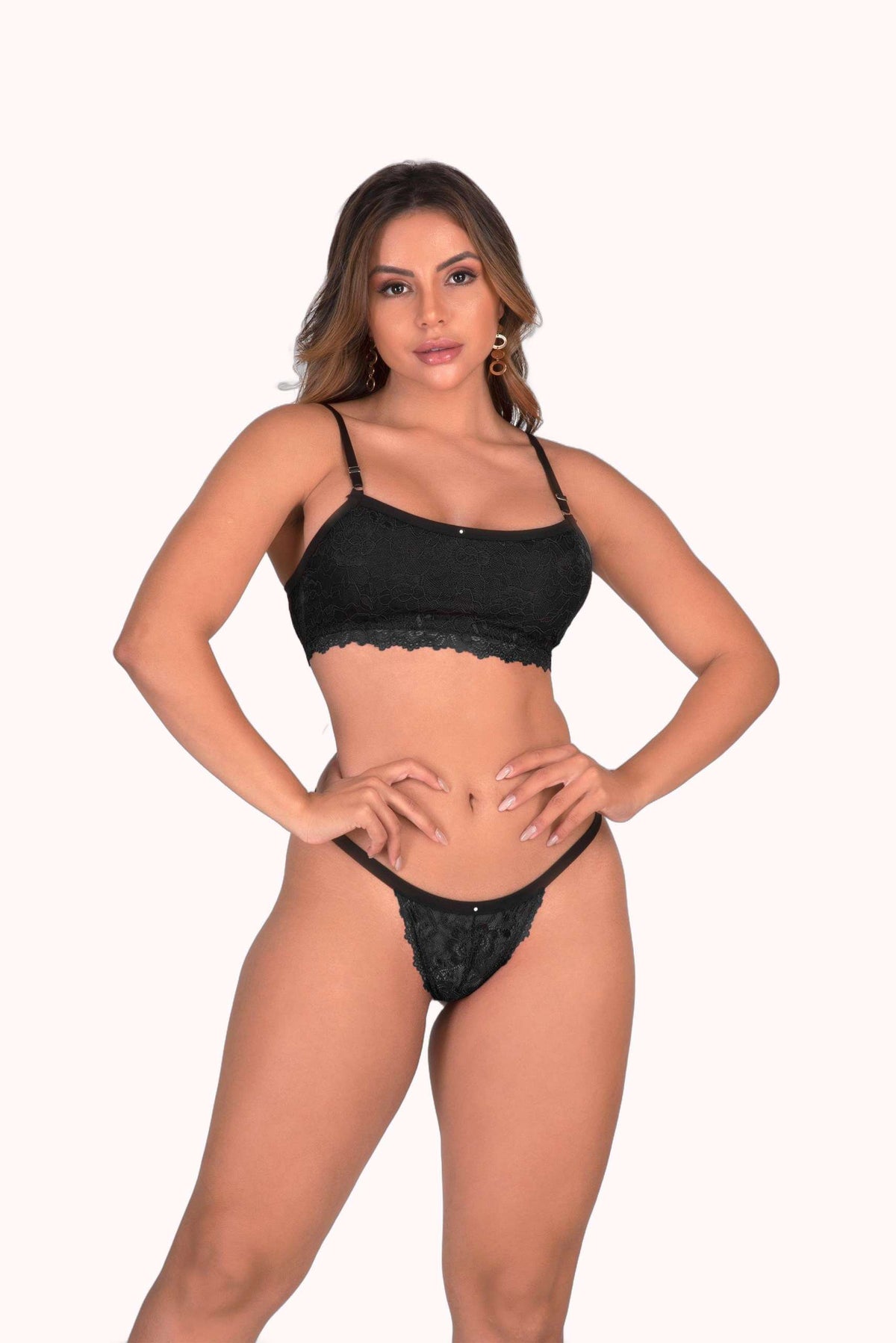 Conjunto sem bojo com elástico conforto – Doce Malícia