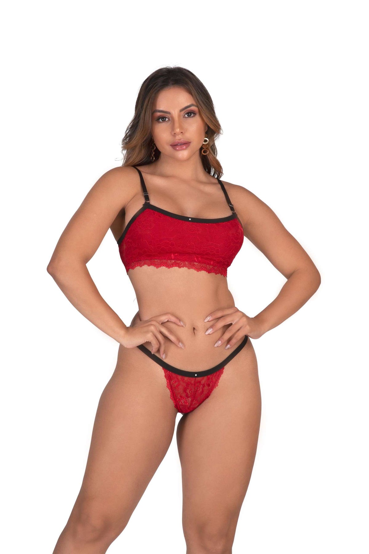 Conjunto sem bojo com elástico conforto em cores sortidas – Doce Malícia