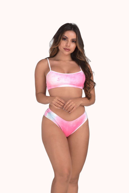 Conjunto sem bojo em algodão tie dye – Doce Malícia