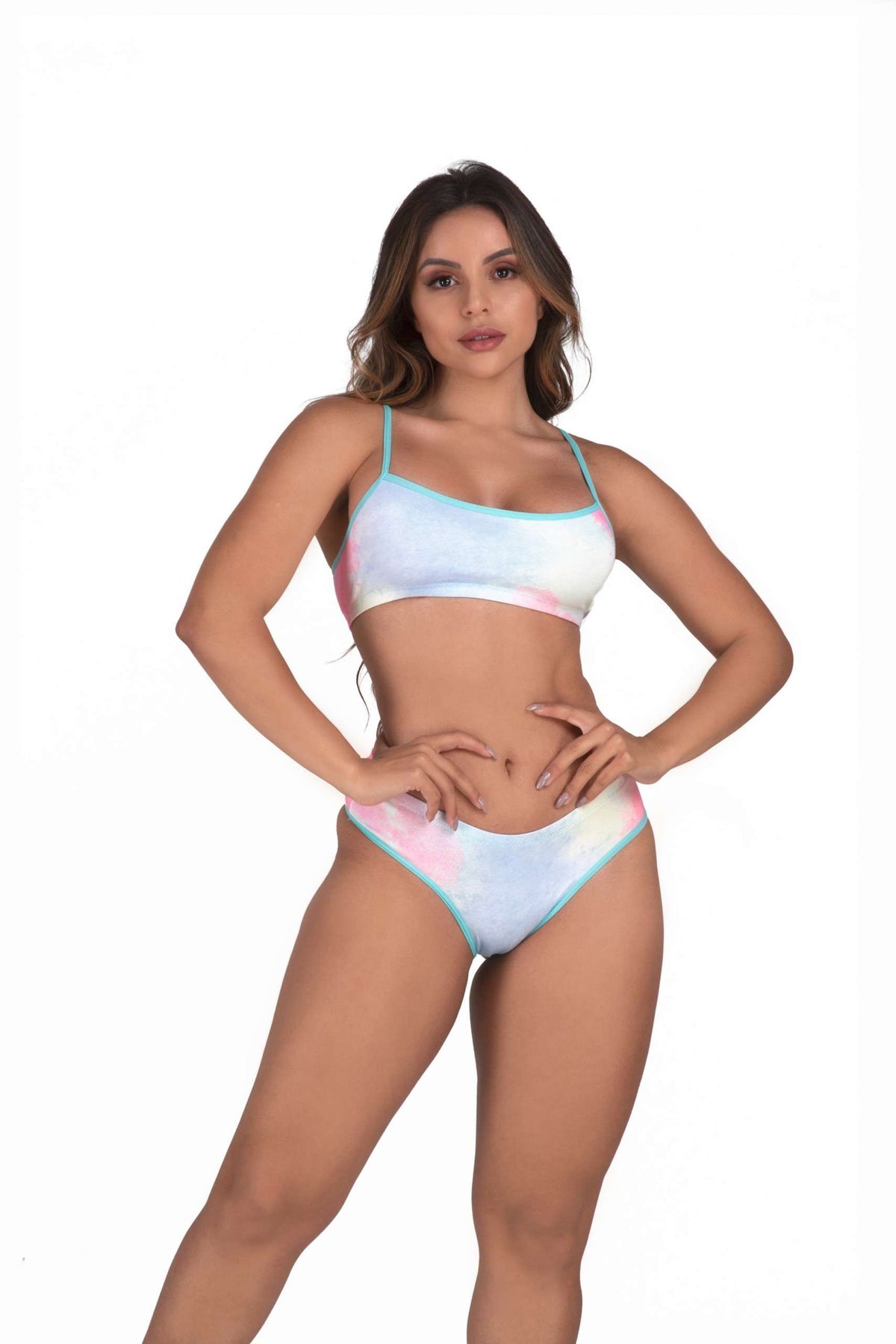 Conjunto sem bojo em algodão em Branco – Doce Malícia
