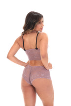 Conjunto sem bojo em renda Jacatronica em cores sortidas – Doce Malícia