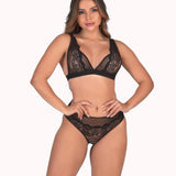 Conjunto sexy lingerie a mostra – Doce Malícia