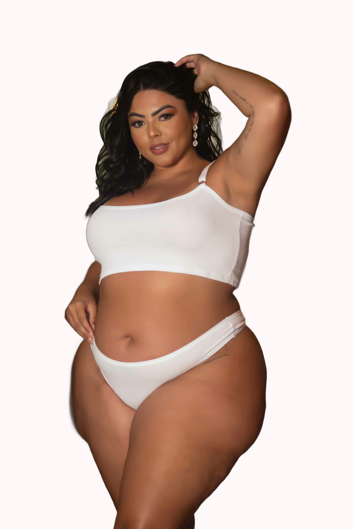 Conjunto Canelado Plus Size – Doce Malícia