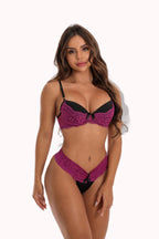 Conjunto Bicolor de Renda – Doce Malícia