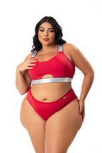 Conjunto com Bojo e Elástico em azul-Marinho – Doce Malícia
