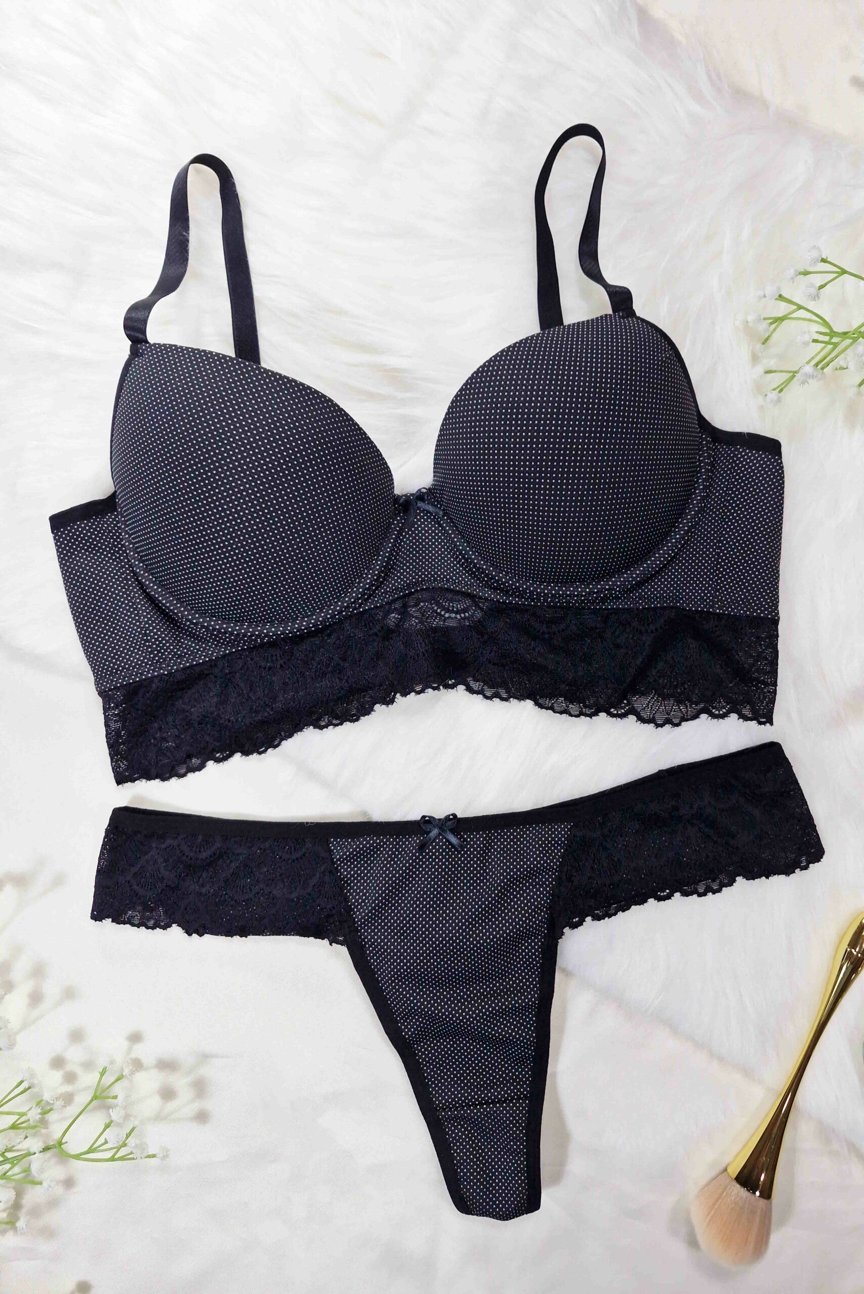 Conjunto de Bojo Estampado com em Branco – Doce Malícia