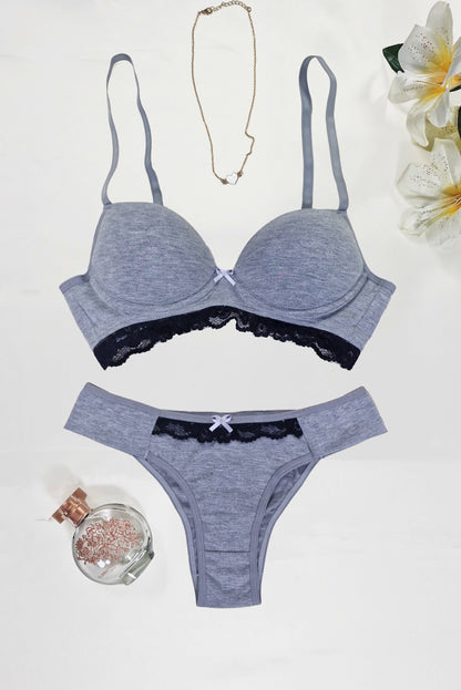 Conjunto de Bojo Mescla com em Preto – Doce Malícia