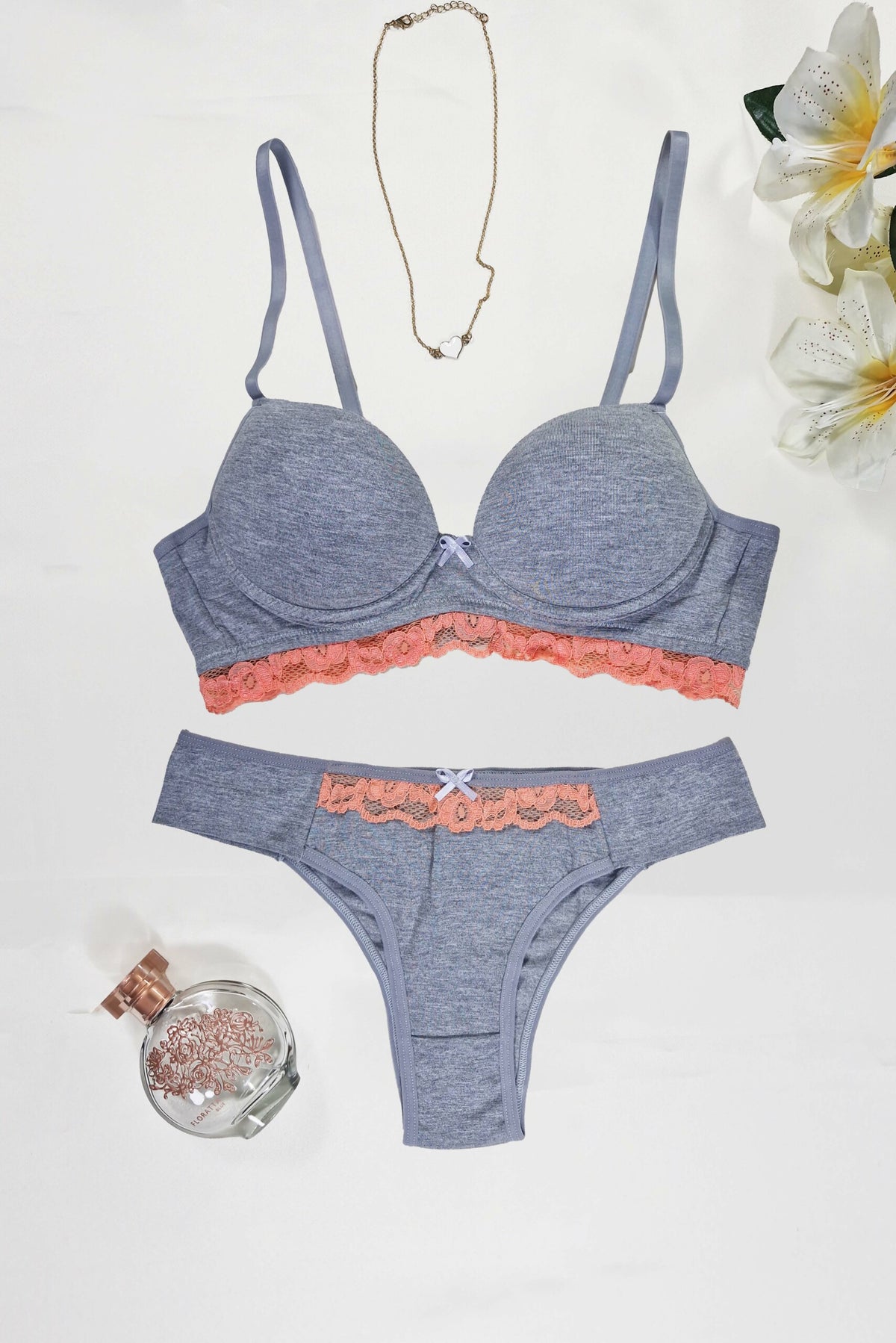 Conjunto de Bojo Mescla com em Preto – Doce Malícia