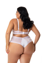 Conjunto Calesson Plus Size em Branco – Doce Malícia