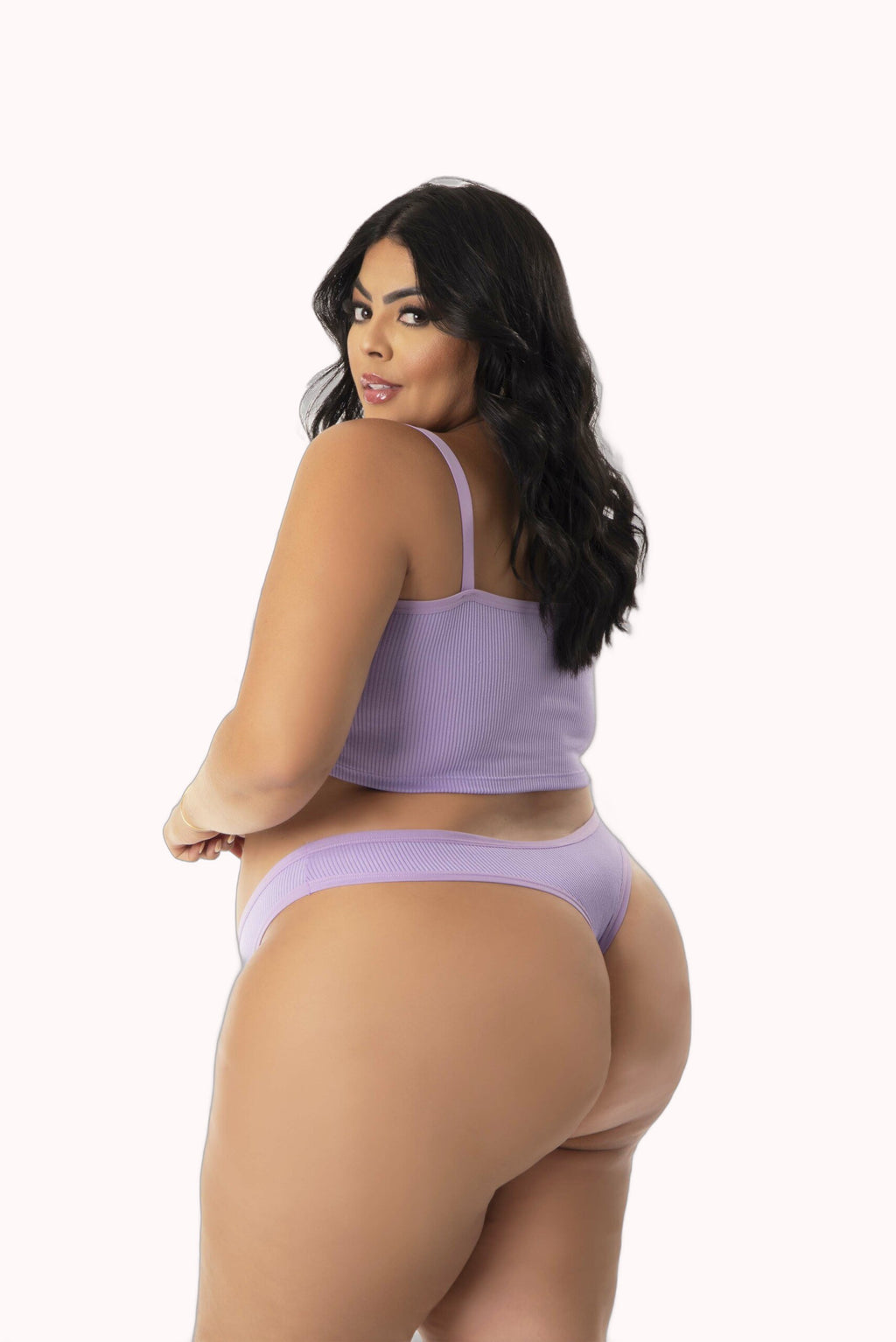 Conjunto Canelado Plus Size – Doce Malícia
