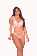 Conjunto com detalhe em renda – Doce Malícia