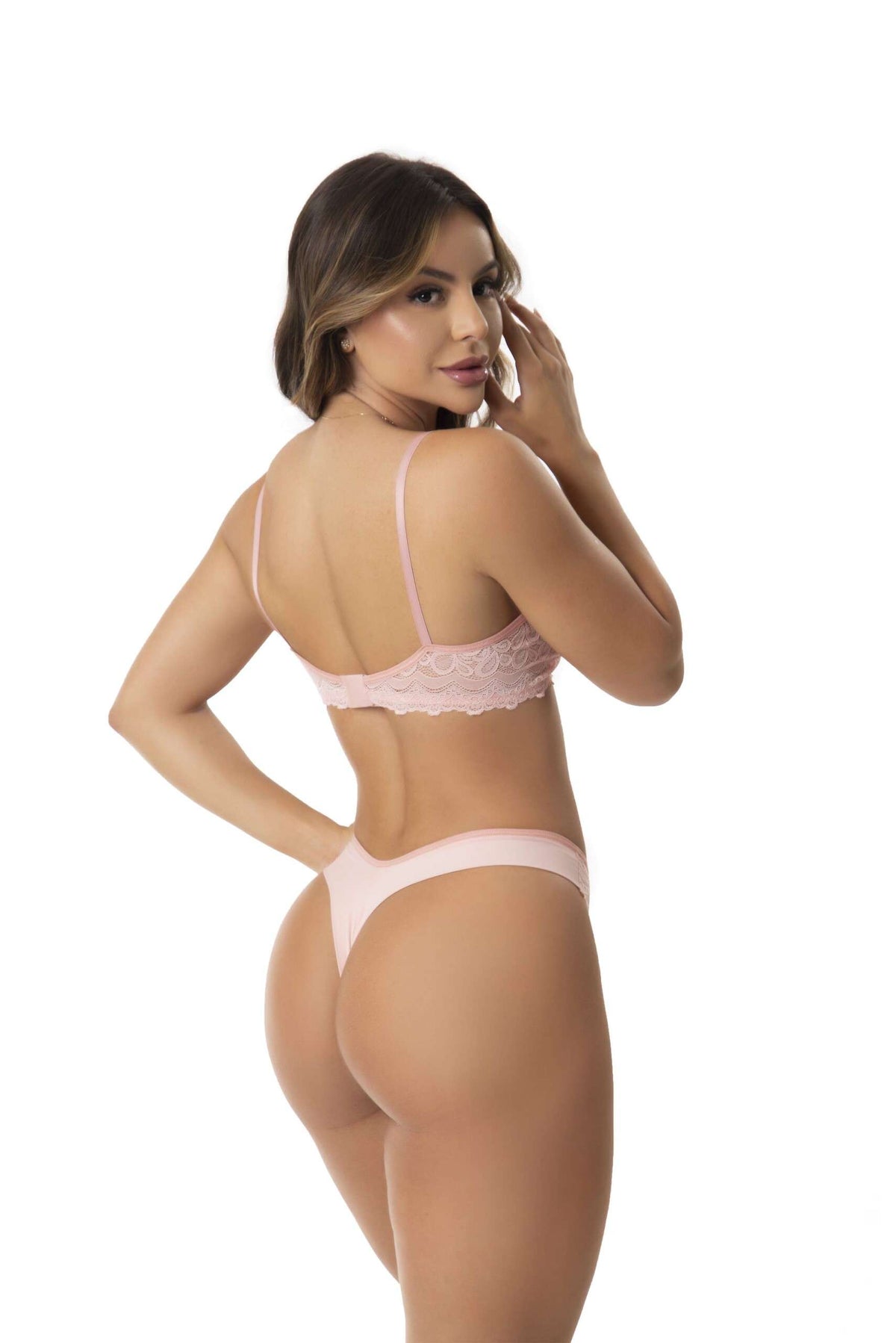 Conjunto Conforto Fio Duplo com Renda em chocolate – Doce Malícia