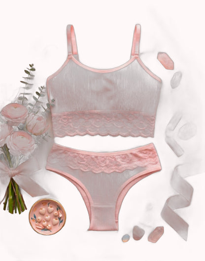 Conjunto Cropped Canelado – Doce Malícia