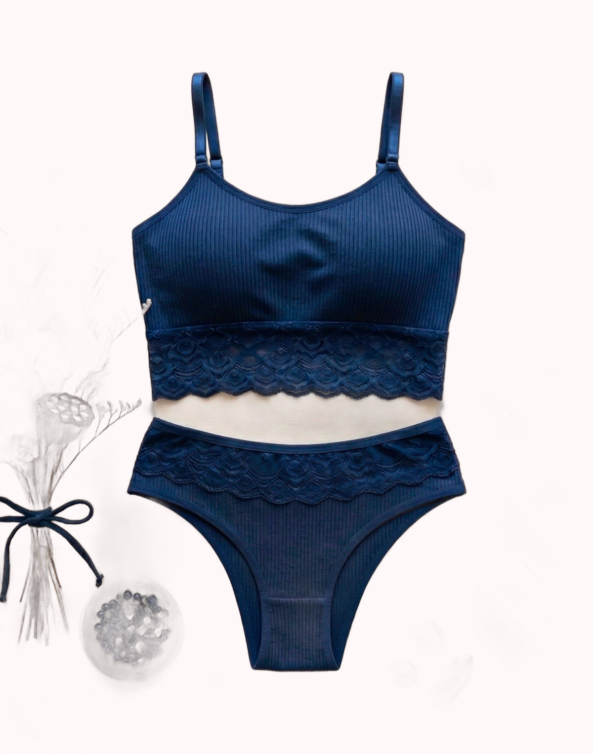 Conjunto Cropped Canelado – Doce Malícia