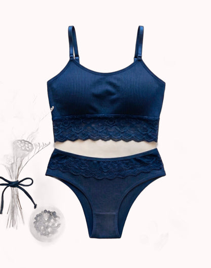 Conjunto Cropped Canelado – Doce Malícia