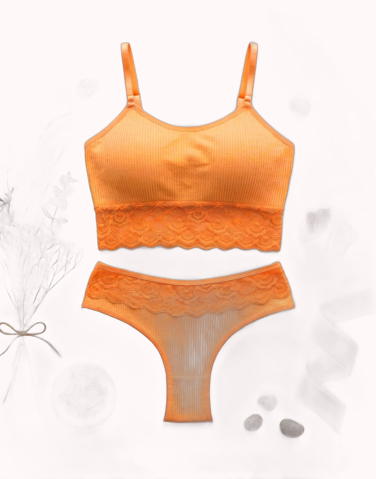 Conjunto Cropped Canelado – Doce Malícia