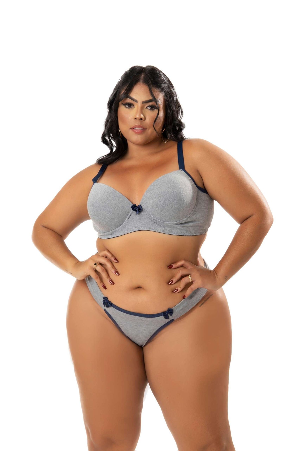 Conjunto de bojo conforto Plus Size em cores sortidas – Doce Malícia
