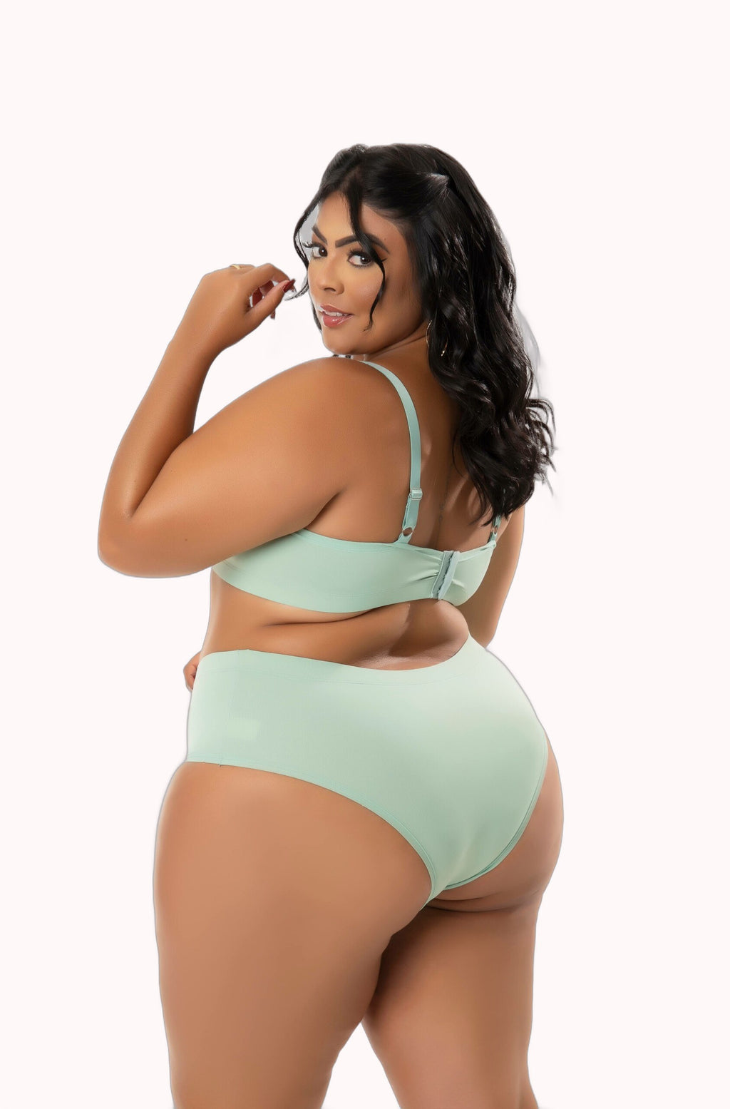 Conjunto de lingerie reforçado Plus Size – Doce Malícia