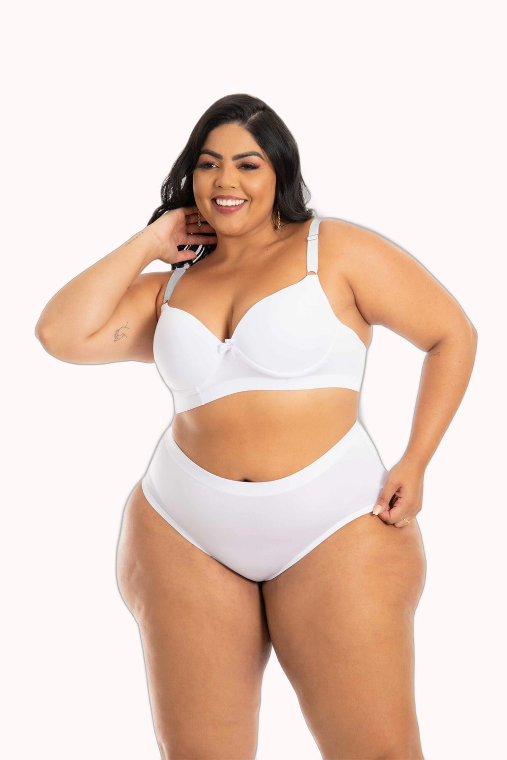 Conjunto de lingerie reforçado Plus Size – Doce Malícia
