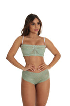 Conjunto de Renda com Alça Flex em Branco – Doce Malícia